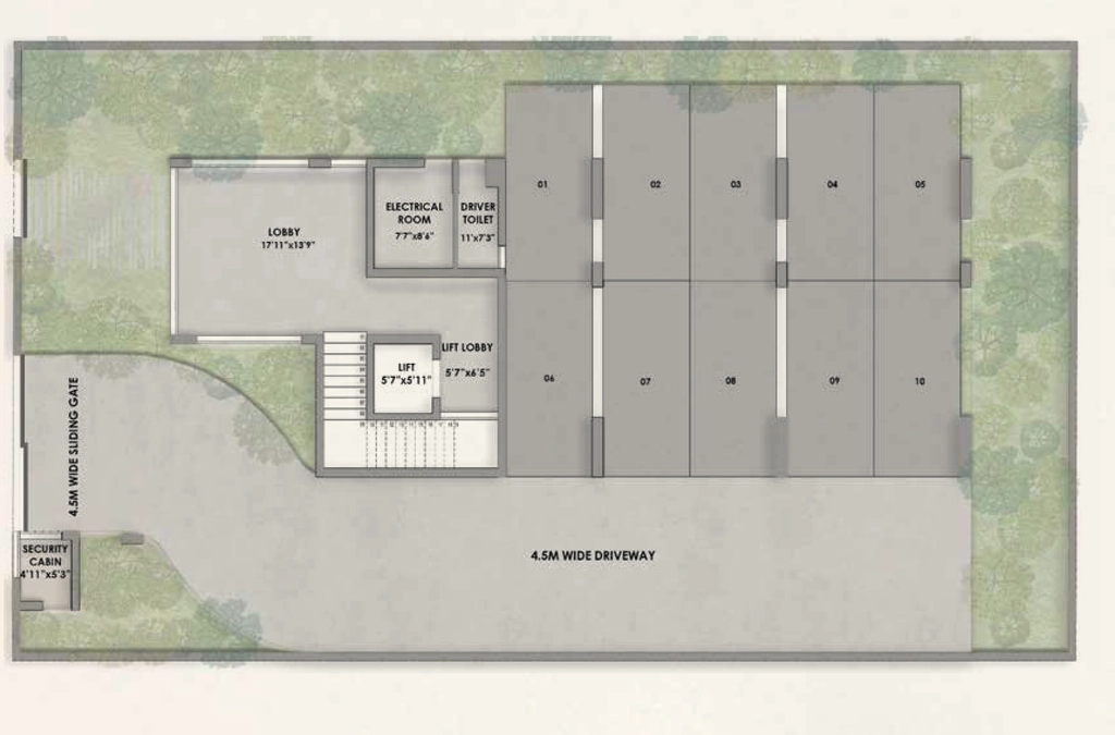 Master Plan of Sanctuary X 24 in Adyar, Chennai - Image 390968