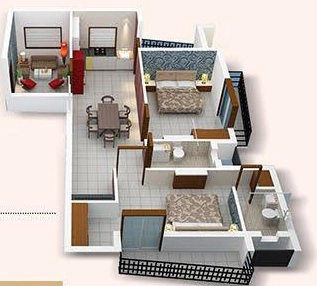 2 BHK Flat in Sulabh Pratham Residency in Kesora, Bhubaneswar - Image 915691