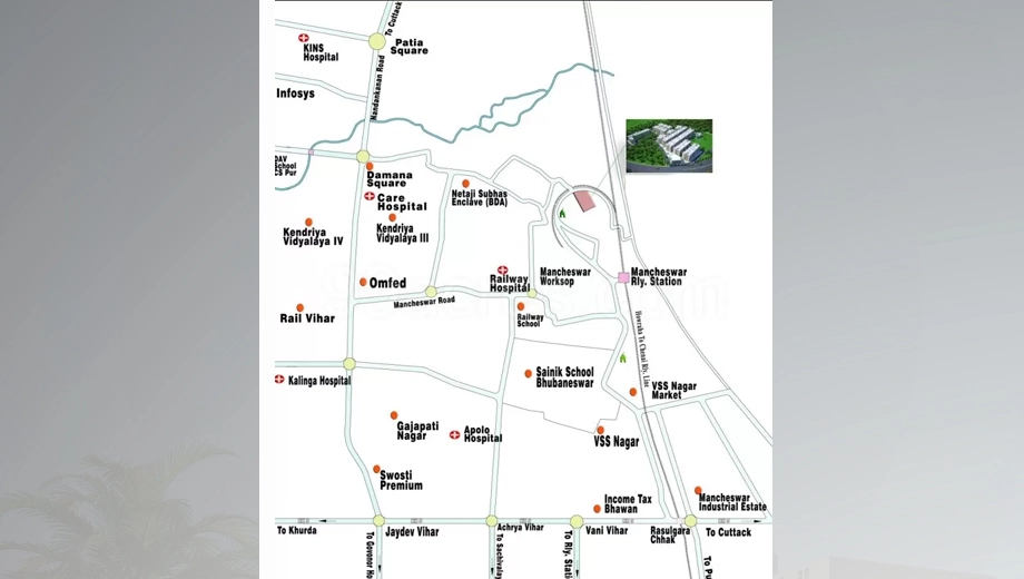Location of DHPL Sahoo Residency - Image 391148