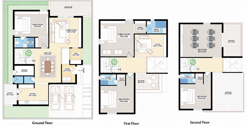 4 BHK House/Villa in Aarohi Sudeeksha Villas in Mokila, Hyderabad - Image 912753
