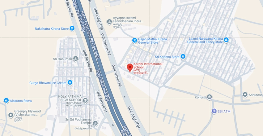 Location of Aarohi Sudeeksha Villas in Mokila, Hyderabad - Image 391055