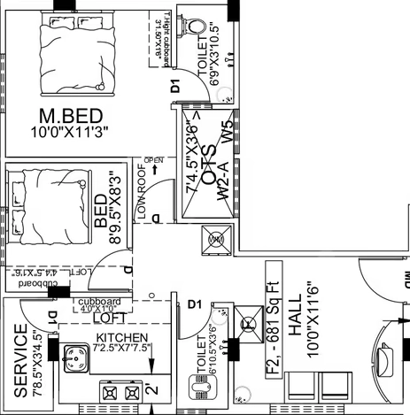 2 BHK Flat in Sri LR Kandan in Perungudi, Chennai - Image 912761