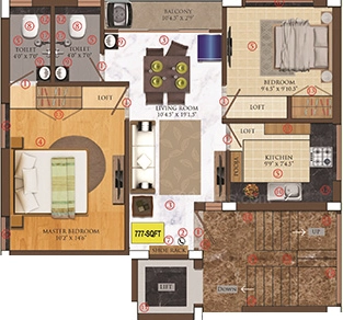2 BHK Flat in Sri LR Anandam in Valasaravakkam, Chennai - Image 912765