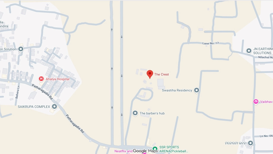 Location of Sriyam The Crest in Patharagadia, Bhubaneswar - Image 392096