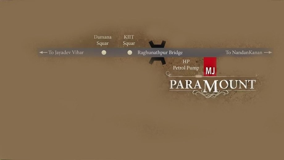 Location of MJ Paramount in Raghunathpur, Bhubaneswar - Image 391638
