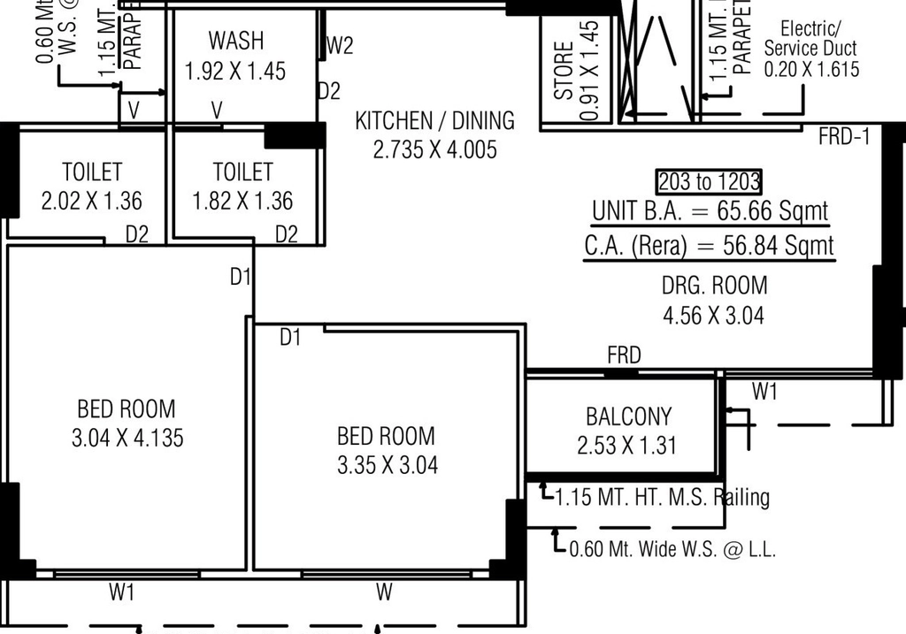 2 BHK Flat in Omkar Anantam Luxuria in Hathijan, Ahmedabad - Image 912818