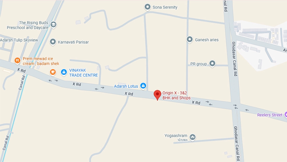 Location of Devashish Origin X in Lambha, Ahmedabad - Image 391237