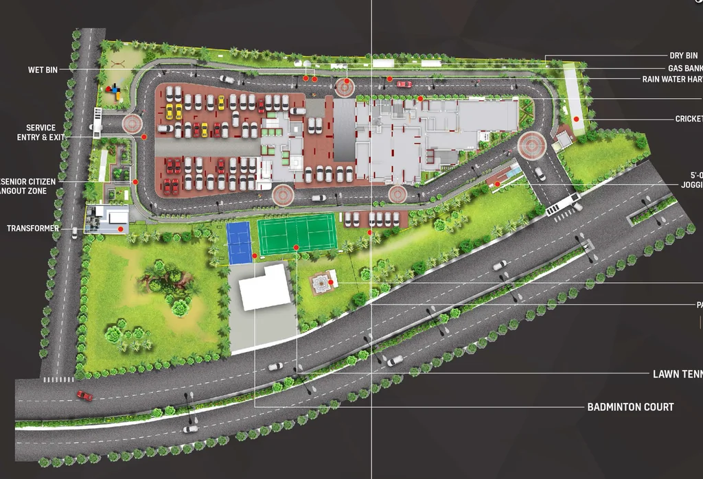 Master Plan of Zonex ZX Atulyam in Raghunathpur, Bhubaneswar - Image 391612