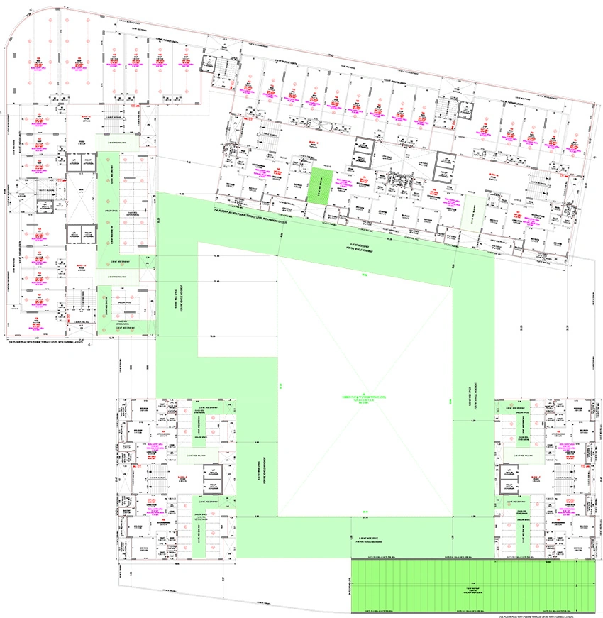 Floor Plan of Commercial Devashish Origin X in Lambha, Ahmedabad - Image 391253