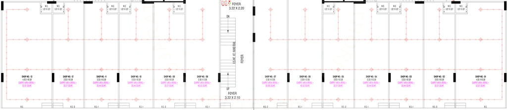 Floor Plan of Commercial Shree Oscar Miracle in Hanspura, Ahmedabad - Image 391264