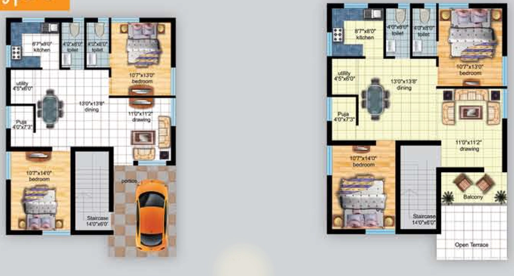 4 BHK House/Villa in GDS Residential Complex in Raghunathpur, Bhubaneswar - Image 913010