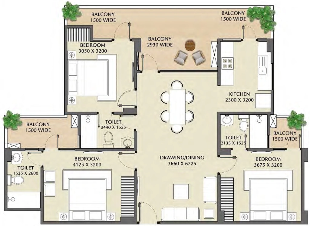 3 BHK Flat in Aradhyam Spa City Phase 1 in NH 24, Ghaziabad - Image 912852