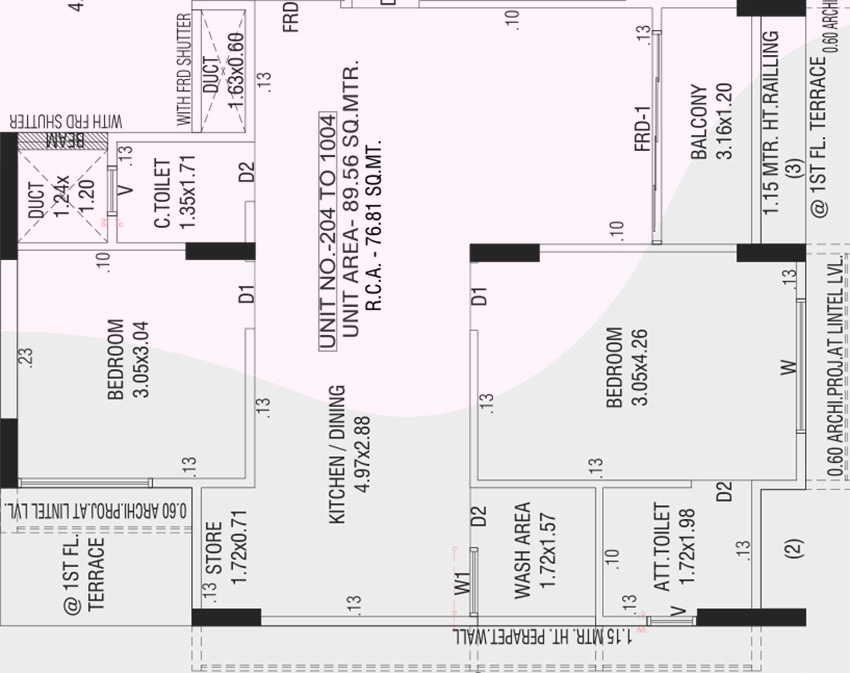 2 BHK Flat in Panchamrut Divine in Lapkaman, Ahmedabad - Image 912853