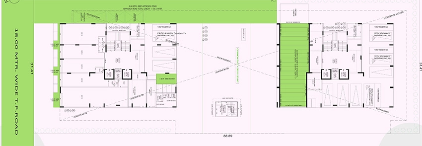 Master Plan of Commercial Panchamrut Divine in Lapkaman, Ahmedabad - Image 391299