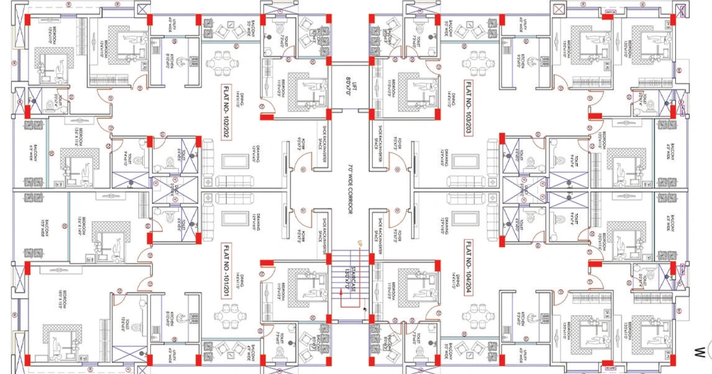 Floor Plan of Dream Tapovan in BJB Nagar, Bhubaneswar - Image 391629