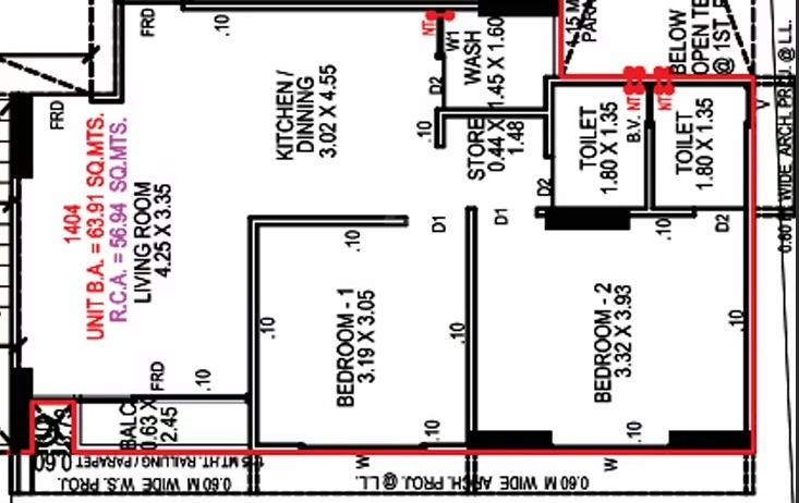 2 BHK Flat in Pratham Benison in Shela, Ahmedabad - Image 912880