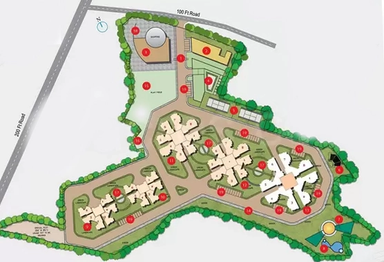 Master Plan of RNG Metropolis High in Sundarpada, Bhubaneswar - Image 391658