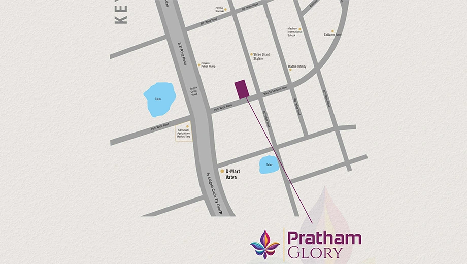 Location of Shiv Pratham Glory - Image 397683