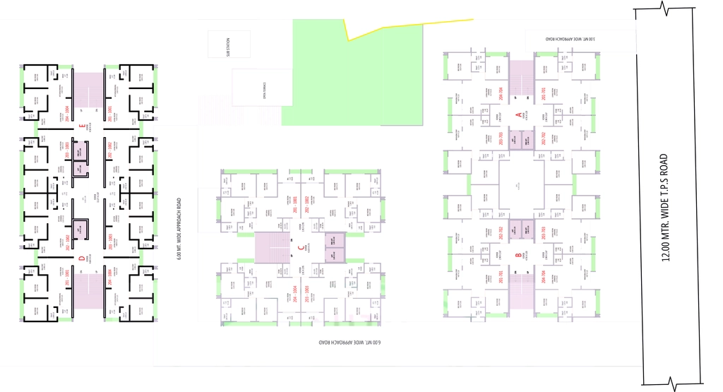 Master Plan of Commercial Kedar Radheshree Sky in Vinzol, Ahmedabad - Image 391414
