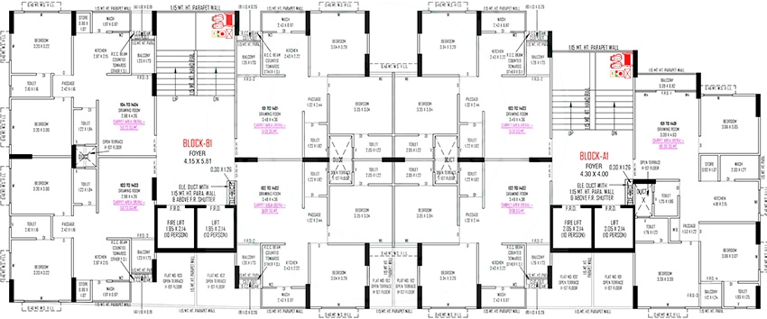 Floor Plan of Raghuvir Aryaman Ayodhyapuri in Narolgam, Ahmedabad - Image 391702