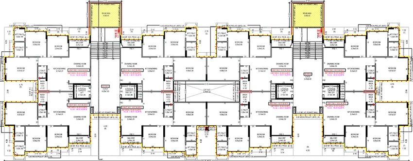 Floor Plan of Rashmi Riesen in Shela, Ahmedabad - Image 391465