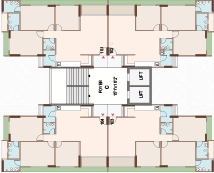 Floor Plan of Regalia Inara in South Bopal, Ahmedabad - Image 391513