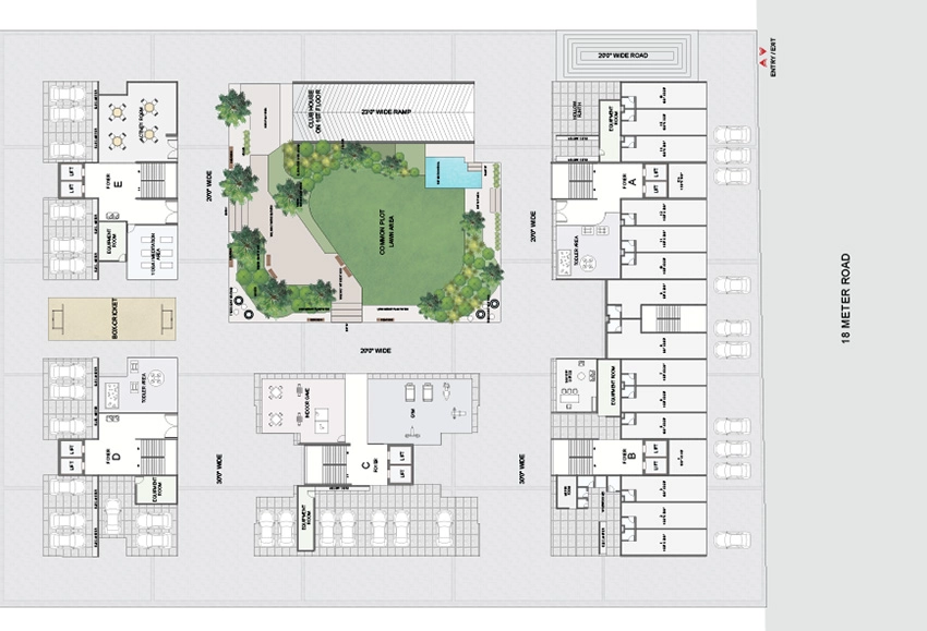 Master Plan of Regalia Inara in South Bopal, Ahmedabad - Image 391511