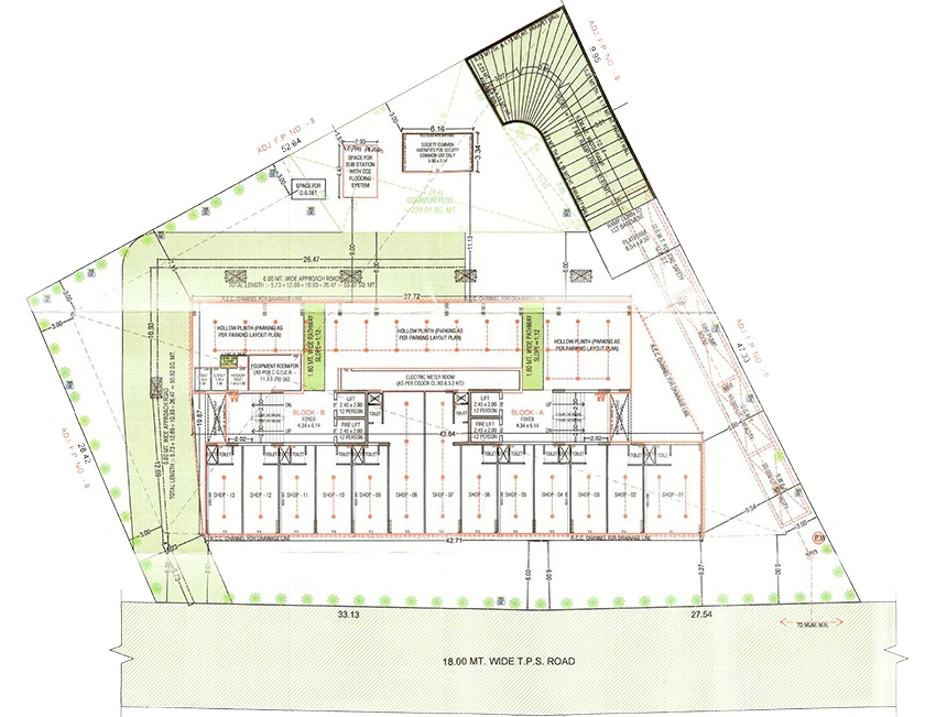 Master Plan of Commercial Riaana Ananta in Memnagar, Ahmedabad - Image 391559
