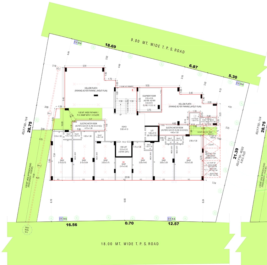 Master Plan of Rishi Enclave in Vatva, Ahmedabad - Image 391569