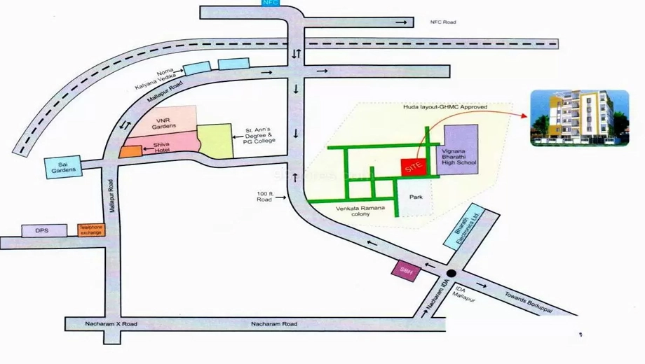 Location of Aditya Pearl - Image 391672