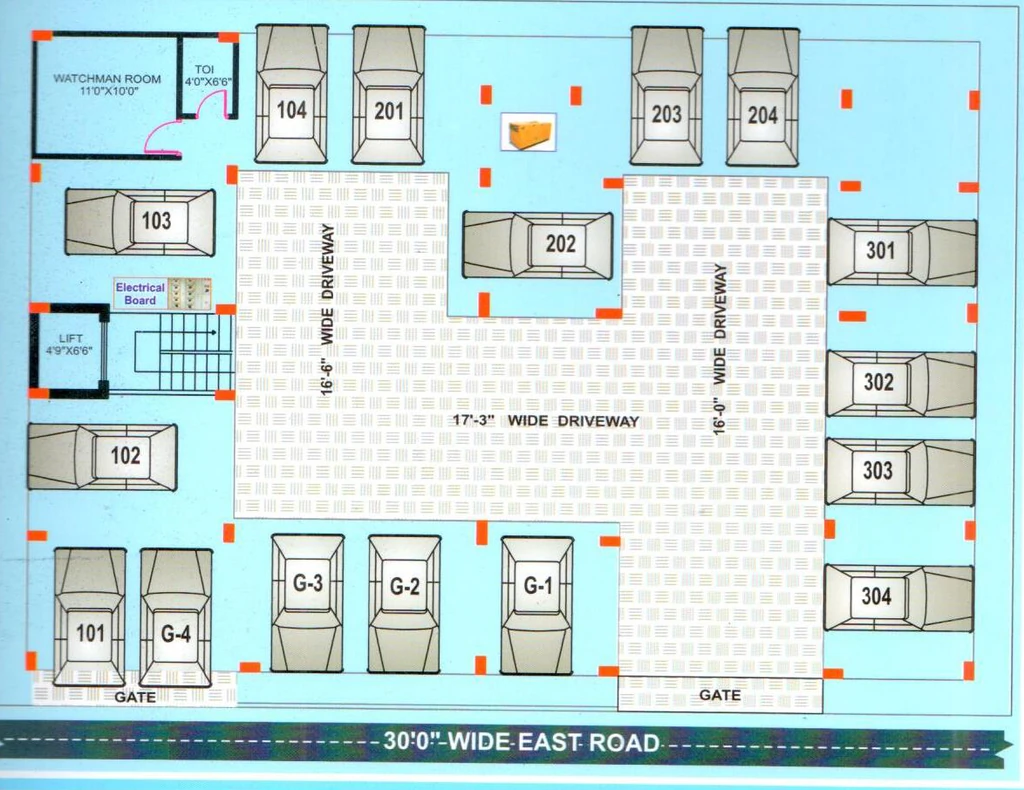 Master Plan of Nirvana Trident in Pragathi Nagar, Hyderabad - Image 391676