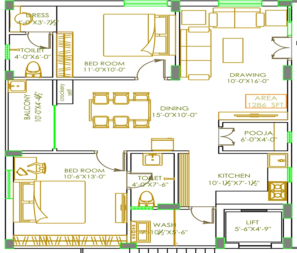 2 BHK Flat in Aditya Sunrise And Moonlight in Nacharam, Hyderabad - Image 913029