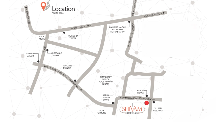 Location of Tribhuvan Shivam Residency - Image 391976