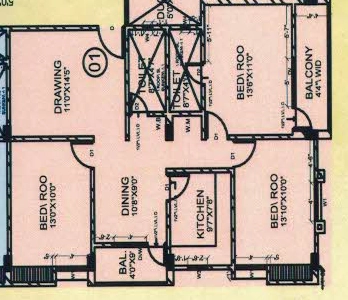 3 BHK Flat in Aparna Manorama Mansion in Anisabad, Patna - Image 913161
