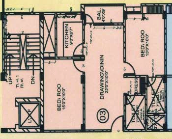 3 BHK Flat in Aparna Manorama Mansion in Anisabad, Patna - Image 913159