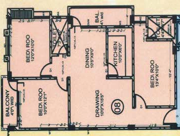 3 BHK Flat in Aparna Manorama Mansion in Anisabad, Patna - Image 913160