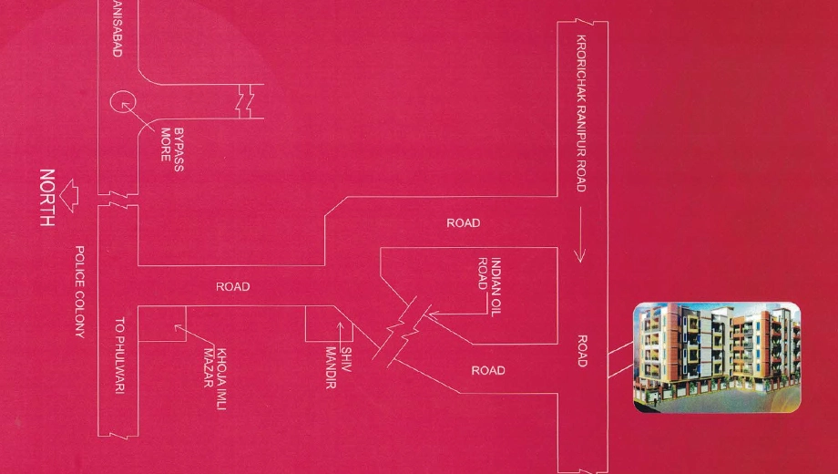 Location of Aparna Manorama Mansion - Image 392033