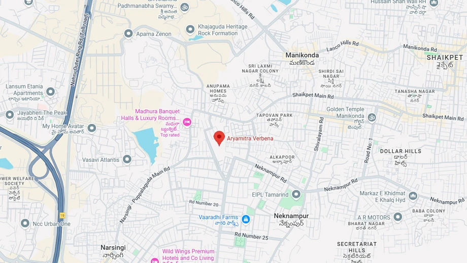 Location of Aryamitra Verbena - Image 391741