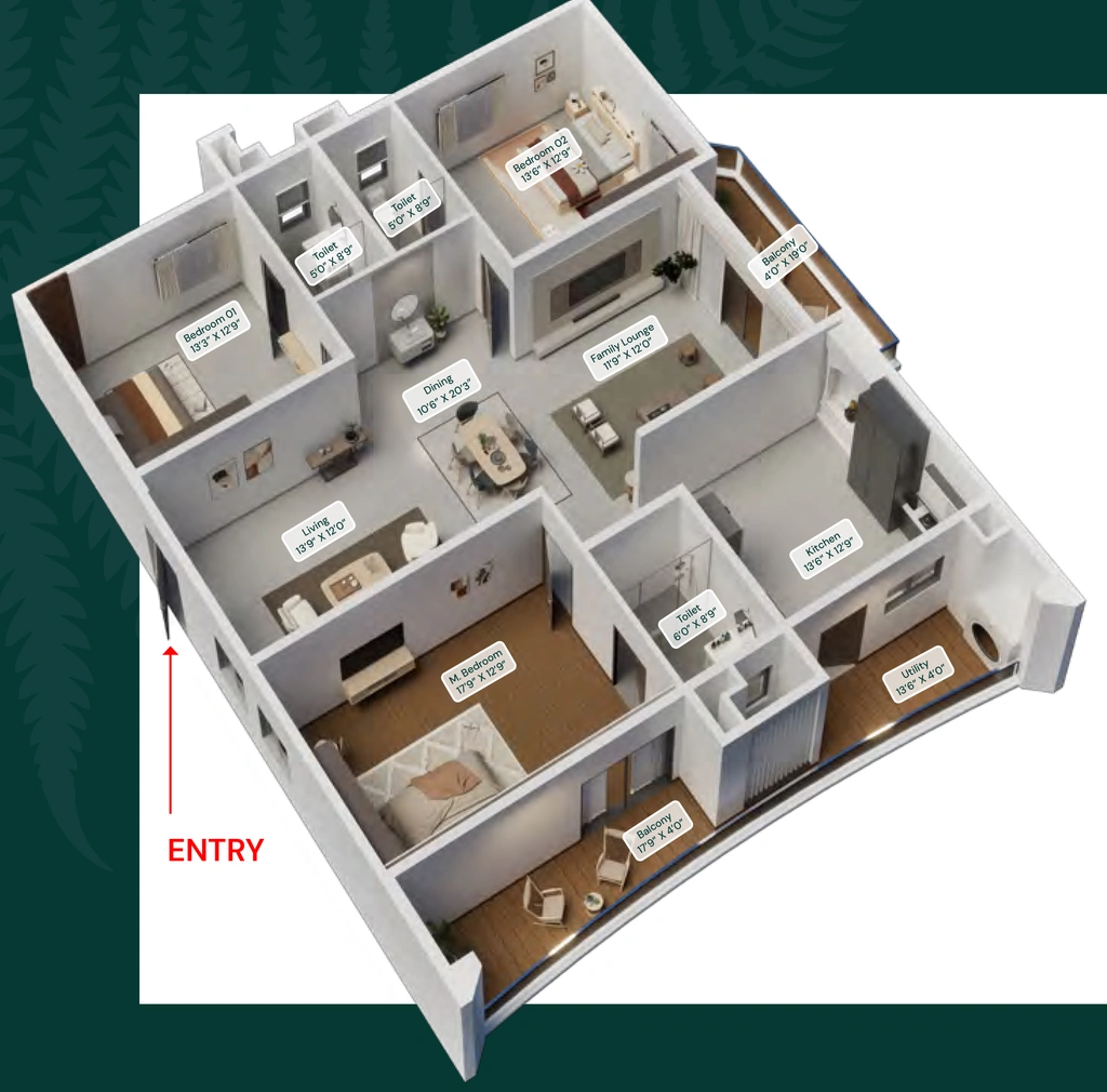 3 BHK Flat in Bonsai Fern in Tellapur, Hyderabad - Image 913050