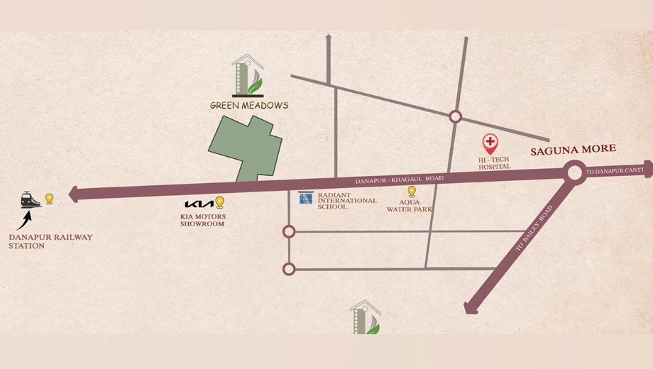 Location of Yash Raj Green Meadows - Image 391956