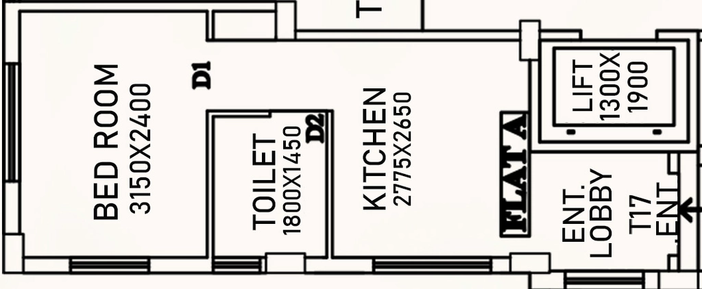 1 BHK Flat in Chitrakut Anima in Beadon Street, Kolkata - Image 913092