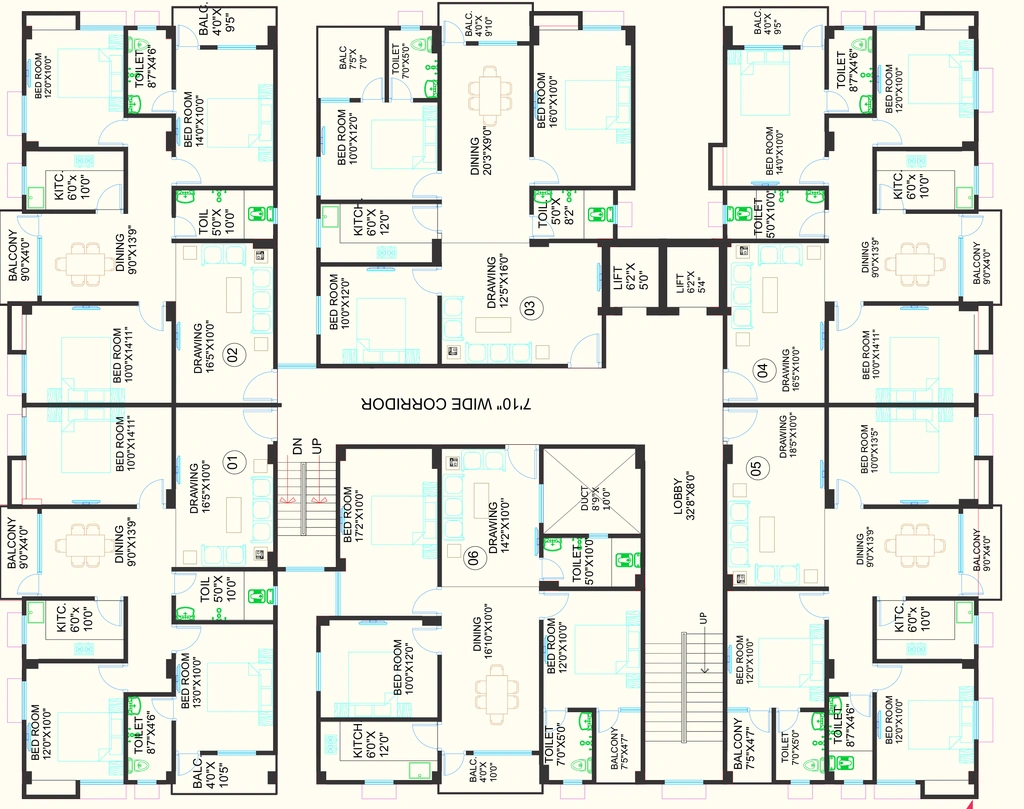 Floor Plan of Ashirwad Vaishnavi Enclave in Danapur, Patna - Image 392051