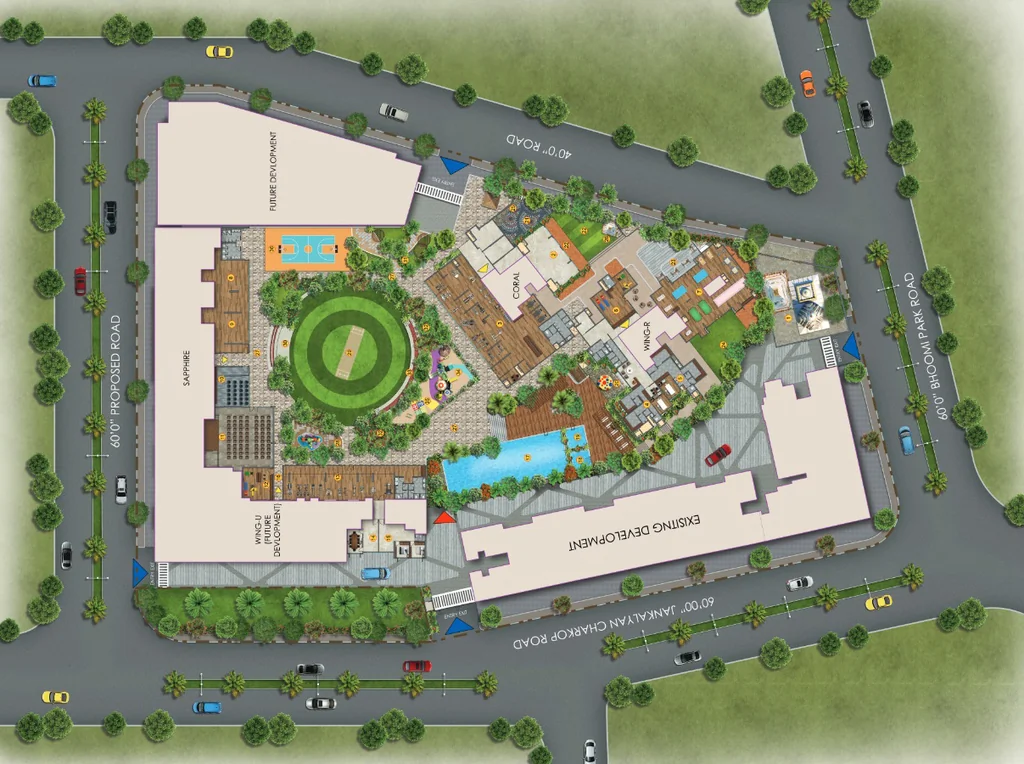 Master Plan of Emerald Dotom Isle in Kandivali West, Mumbai - Image 391889