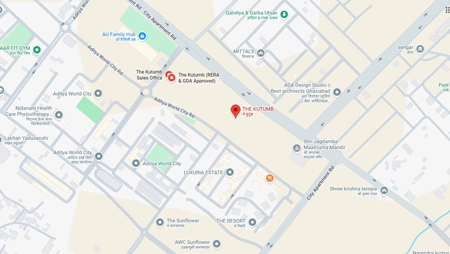 Location of Aditya The Kutumb - Image 392115