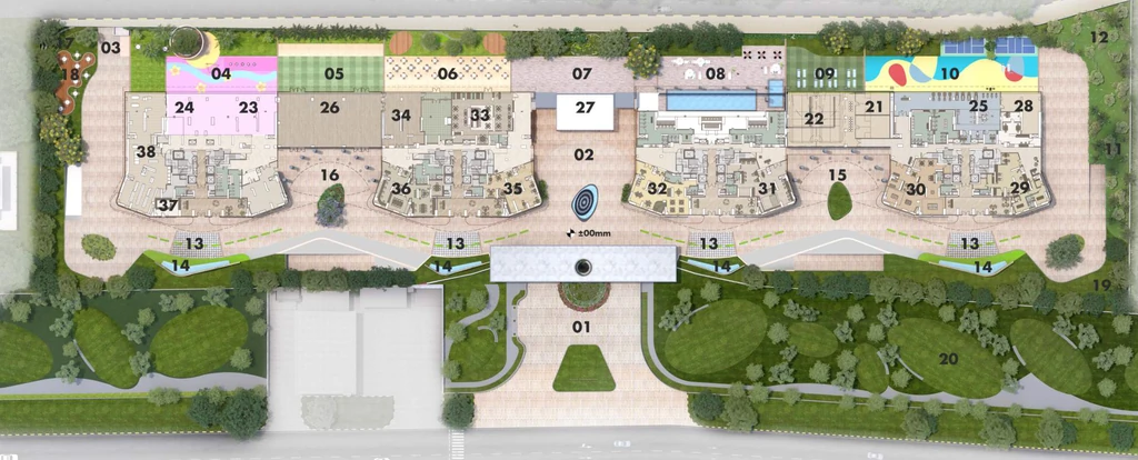 Master Plan of Aditya The Kutumb in Wave City, Ghaziabad - Image 392116