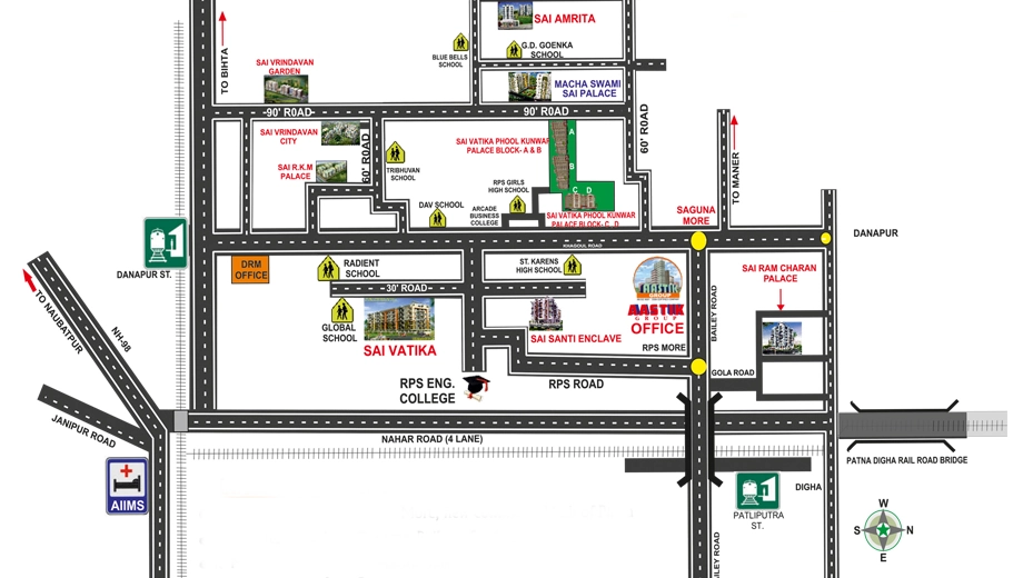 Location of Aastik Macha Swami Sai Palace - Image 392284