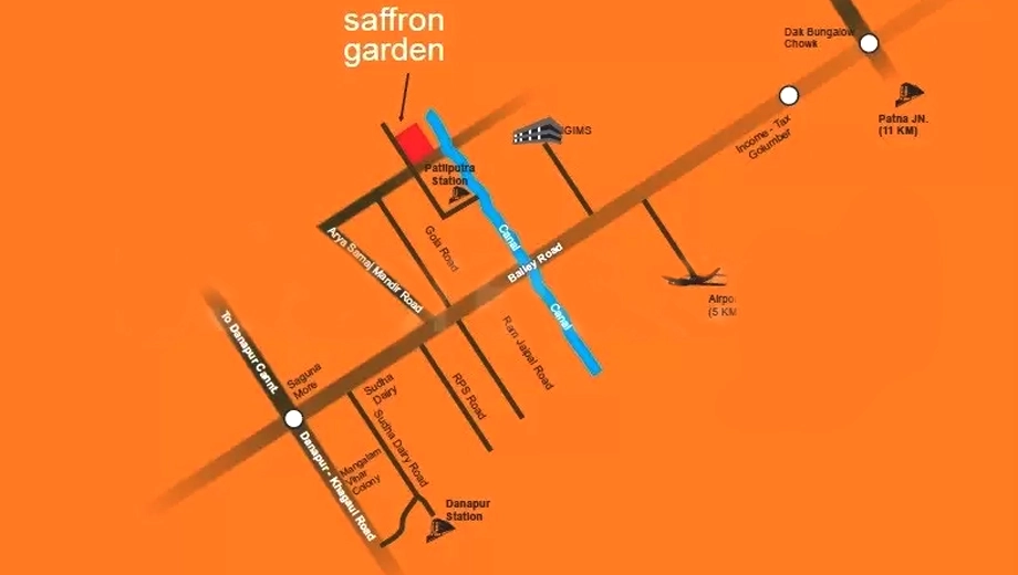 Location of A and A Saffron Garden - Image 392278