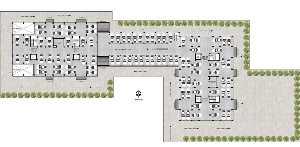 Master Plan of Shree Durga Tower in Gola Road, Patna - Image 392328