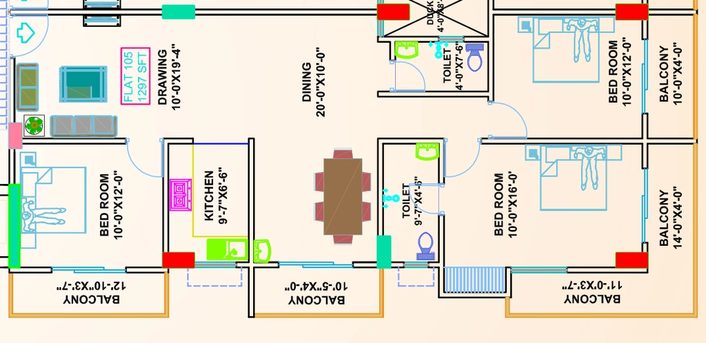 3 BHK Flat in Deep Raj Vihaar in Danapur, Patna - Image 913242