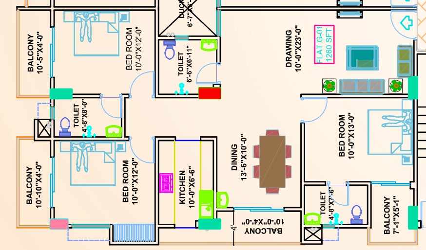 3 BHK Flat in Deep Raj Vihaar in Danapur, Patna - Image 913241